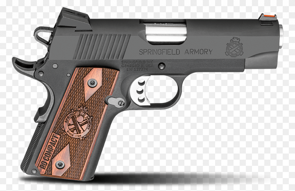 Springfield Range Officer Elite Target, Firearm, Gun, Handgun, Weapon Free Png