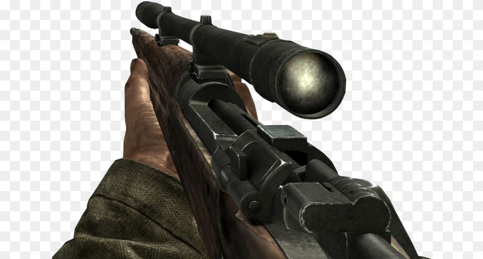 Springfield Sniper Scope Waw Rifle, Weapon, Firearm, Gun, Person Png Image
