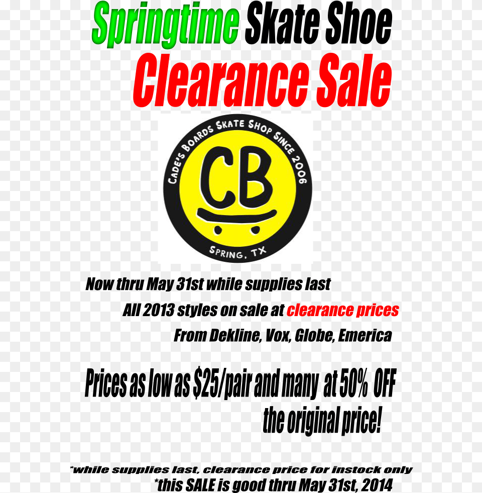 Springtime Shoe Sale Shoe Clearance Flyer Circle, Logo, Text, Symbol Free Png