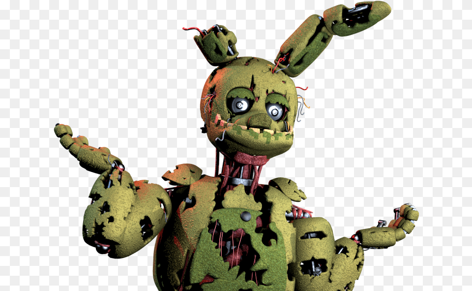 Springtrap, Plush, Toy, Baby, Person Free Png