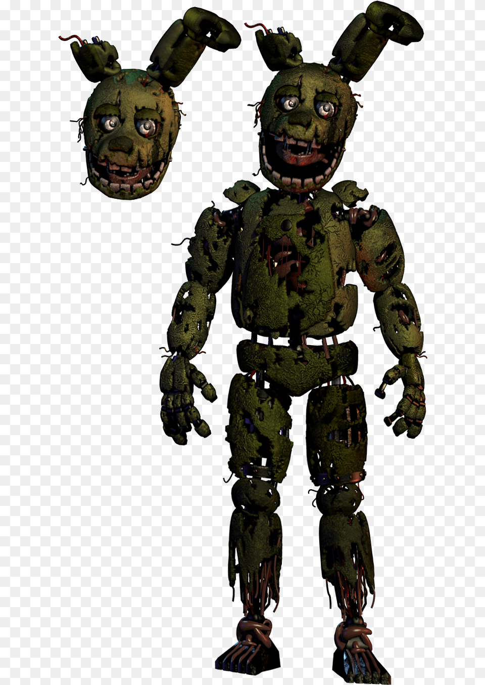 Springtrap Face, Person, Alien, Head Png