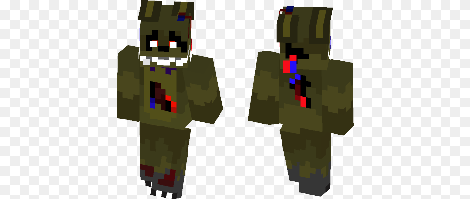 Springtrap Fnaf Lil Uzi Vert Minecraft Skin, Person Free Png