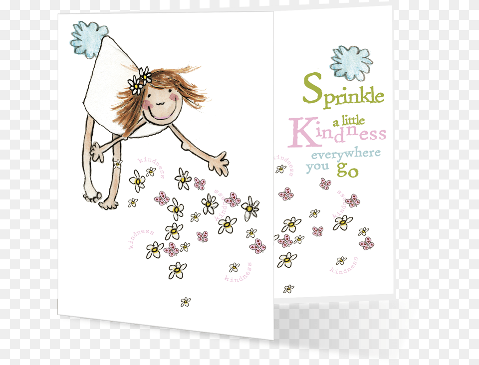 Sprinkle A Little Kindness Everywhere You Go Cartoon, Greeting Card, Mail, Envelope, Baby Free Png Download