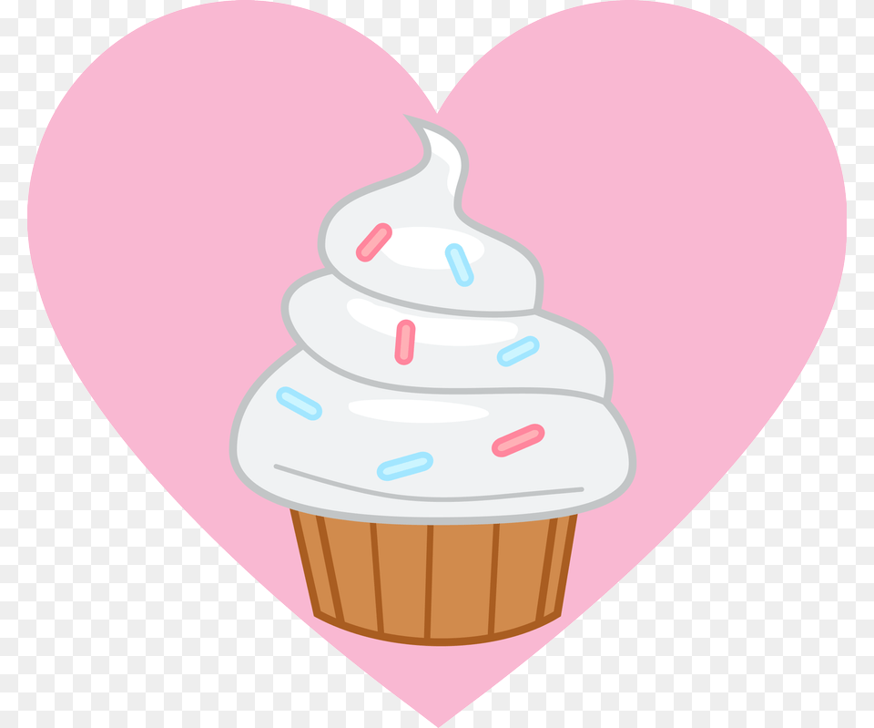 Sprinkle Hearts Cutie Mark Request By Lahirien On My Little Pony Cake Cutie Mark, Cream, Cupcake, Dessert, Food Png