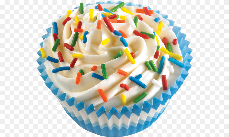 Sprinkle Ice Cream Cupcake Ice Cream Cupcakes, Birthday Cake, Cake, Dessert, Food Free Transparent Png