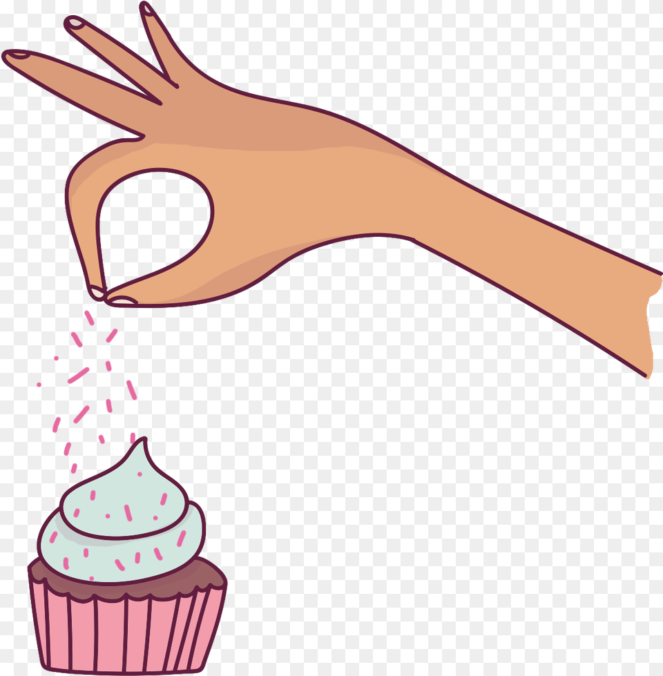 Sprinkle Keywords Throughout Your Blog Post To Make Sprinkle Hand, Person, People, Food, Dessert Free Png Download