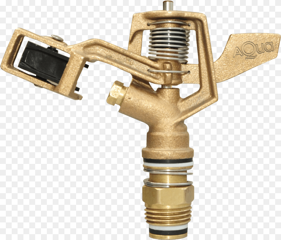 Sprinkler Brass Big Gun Sprinkler, Bronze, Water, Machine, Cross Free Png Download