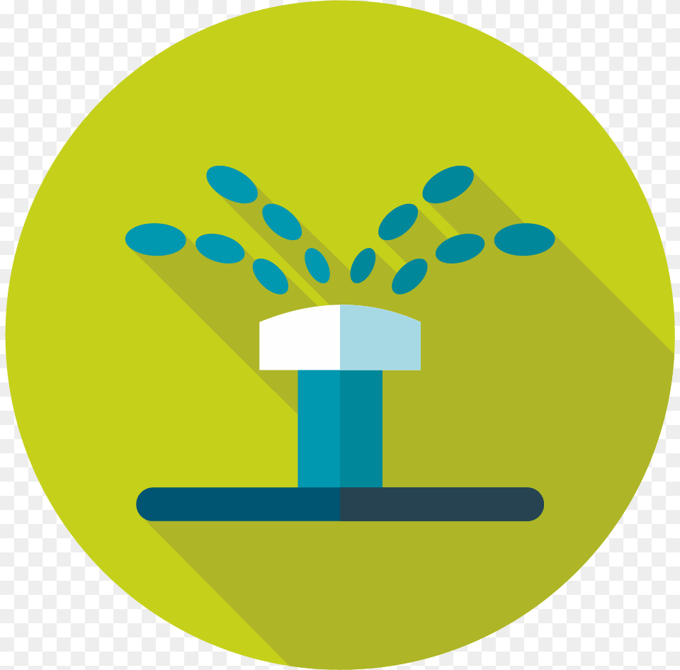 Sprinkler Icon, Green, Spoon, Cutlery, Tennis Png Image