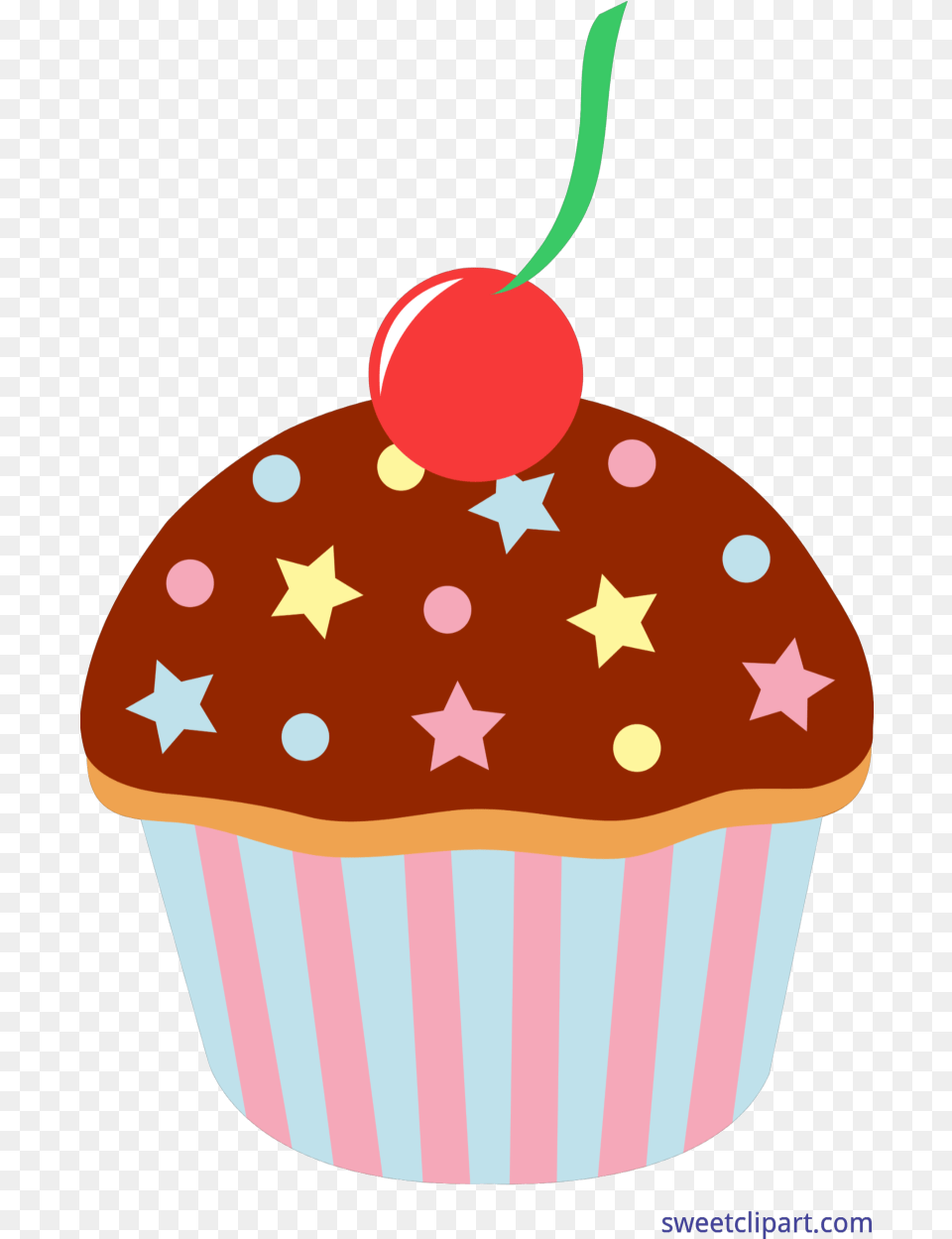 Sprinkles Chocolate With Clip Art Sweet Happy Birthday Cartoon Cakes And Sweets, Cake, Food, Dessert, Cupcake Png Image