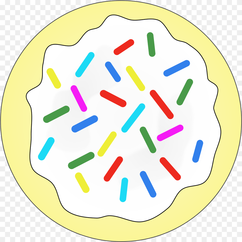 Sprinkles Clipart Rainbow Sugar Cookie Sprinkle Transparent Sugar Cookie Clip Art Png