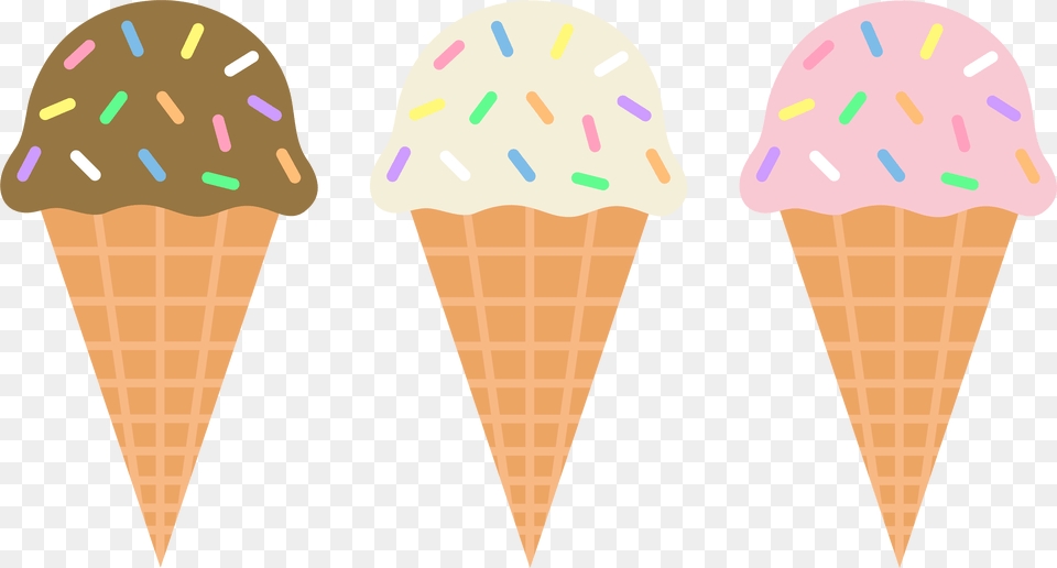 Sprinkles Ice Cream Cone With Clipart Transparent Ice Cream Cone Clip Art, Dessert, Food, Ice Cream Free Png