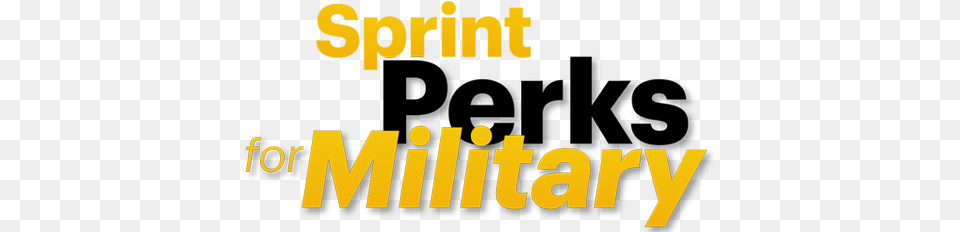 Sprint Perks Discounts For Military And Orange, Text, Scoreboard Png