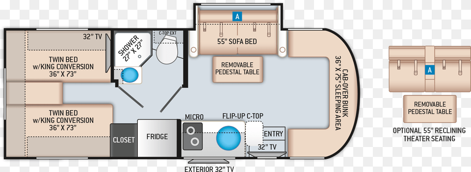 Sprinter Diesel Class C Floorplans 2014, Diagram, Floor Plan Png Image