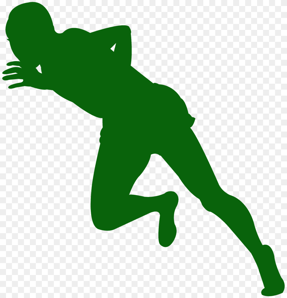 Sprinter Silhouette, Person Png Image