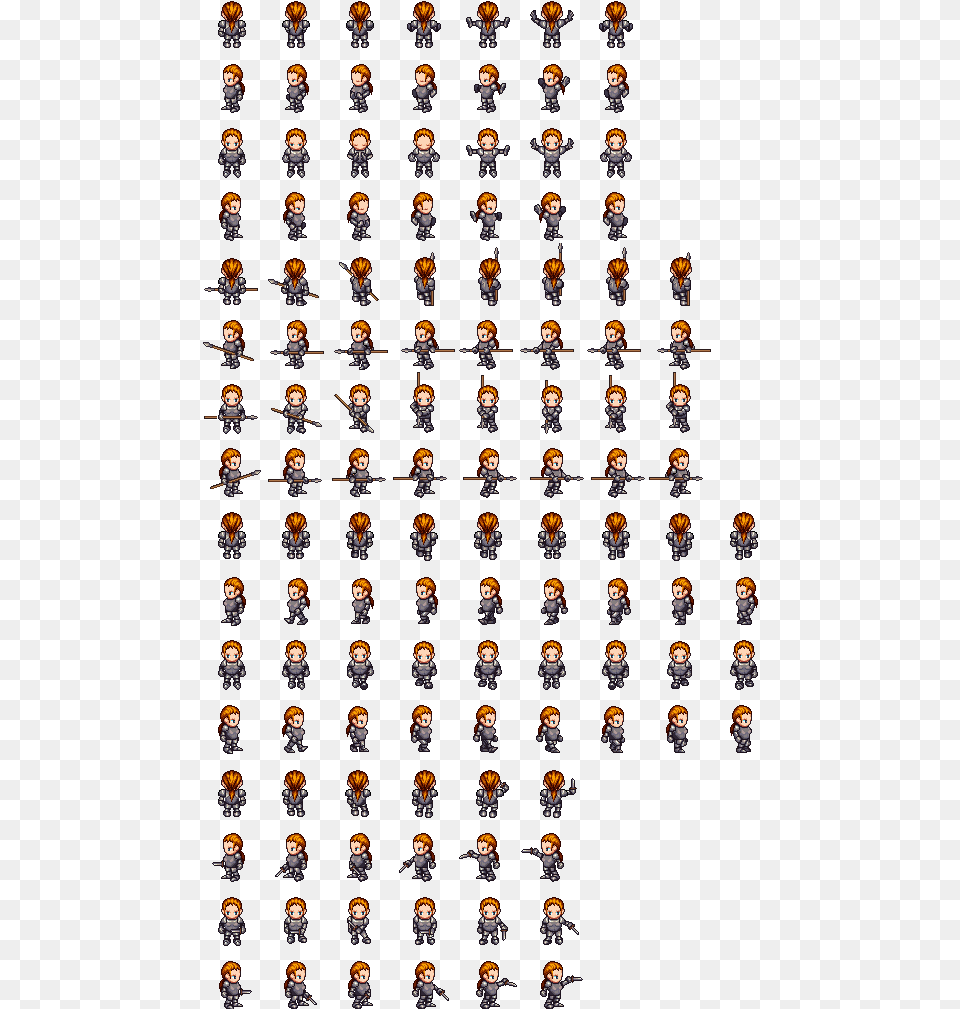 Sprite Sheet And Animation Slice Doubt Unity Answers Pixel Art Character Sprite Sheet, Accessories, Person, Toy, Text Free Transparent Png