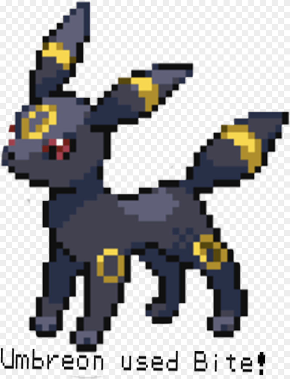 Sprite Umbreon Gif Pokemon Black Pokemon Umbreon Pixel Art, Electronics, Hardware Free Png Download