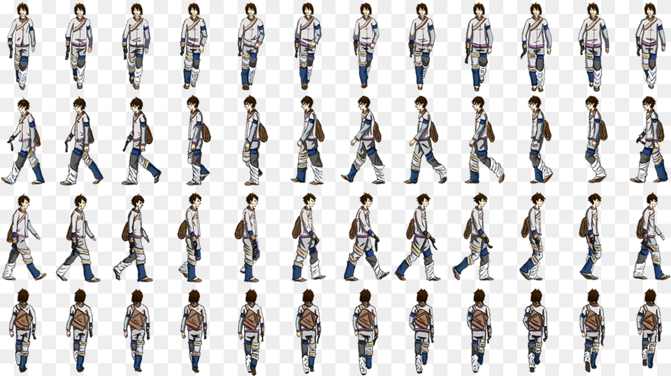 Sprite Walking Animation, Art, Collage, People, Person Png