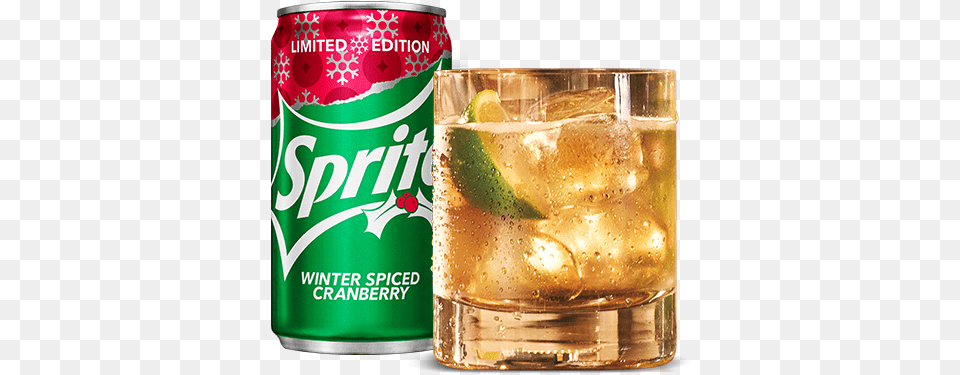 Sprite Winter Spiced Cranberry, Can, Tin, Beverage Png Image