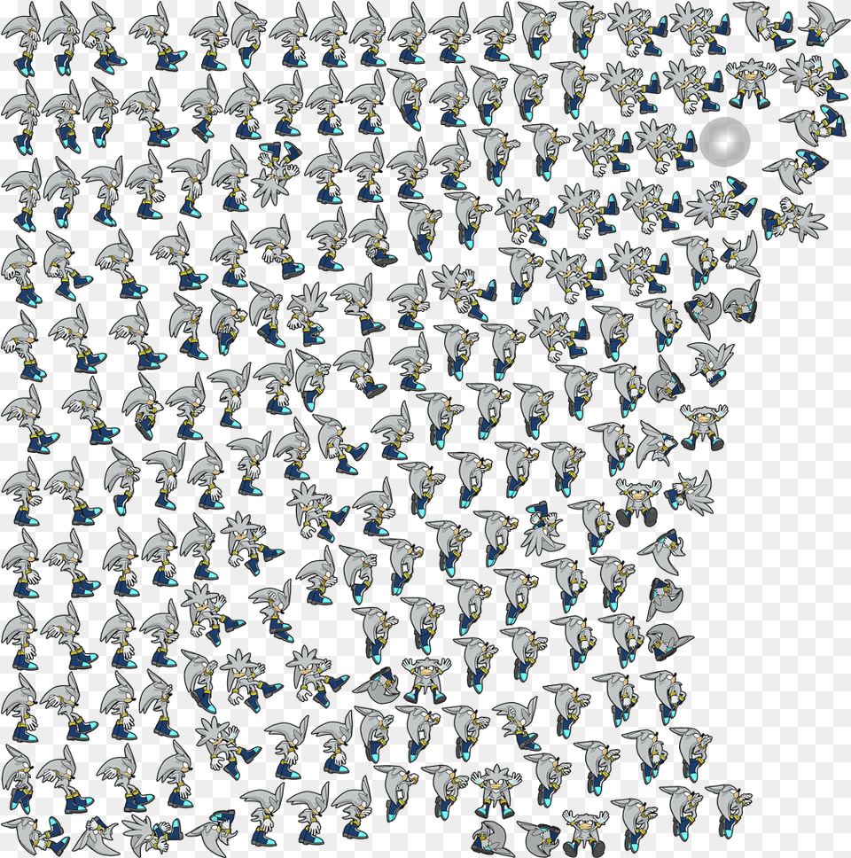 Sprites De Sonic, Pattern, Animal, Flock Free Png