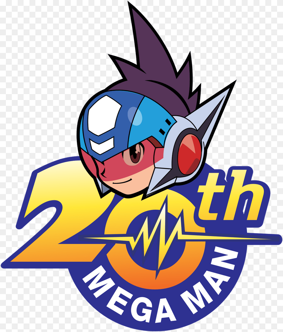 Sprites Inc Classic Megaman Star Force 20, Logo, Face, Head, Person Free Png