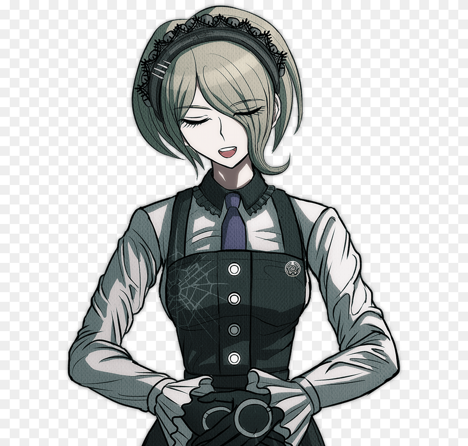 Sprites Kirumi Tojo Danganronpa, Adult, Book, Comics, Female Free Png Download