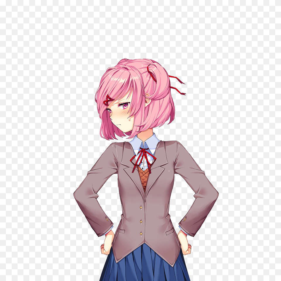 Spritesnatsuki Doki Doki Literature Club Wiki Fandom Powered, Woman, Publication, Person, Female Png