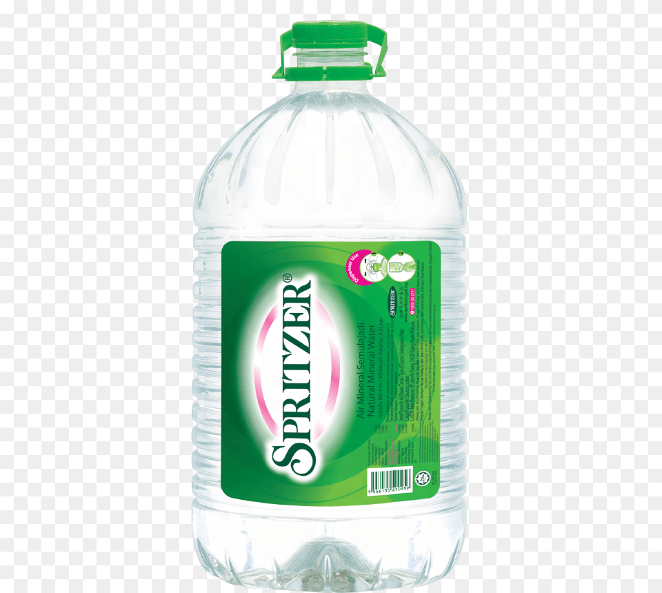 Spritzer Distilled Water Malaysia, Bottle, Water Bottle, Beverage, Mineral Water Free Png