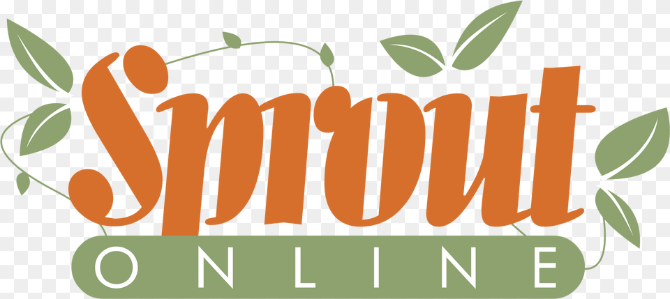 Sprout Online Logo Transparent Graphic Design, Leaf, Plant, Herbal, Herbs Free Png Download