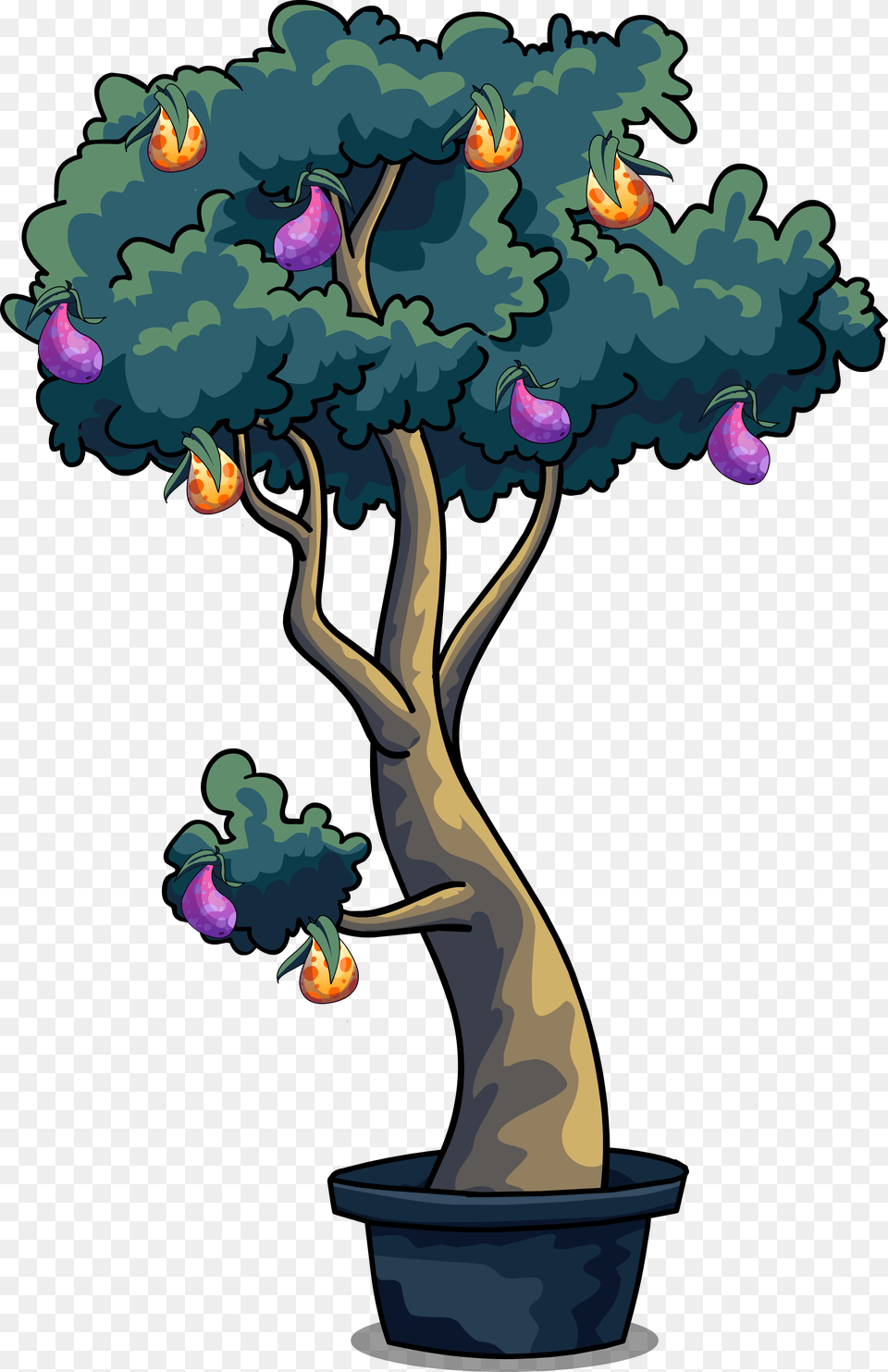 Sprouting Spectaculous Sprite Dojo Igloo On Club Penguin, Plant, Potted Plant, Tree, Art Png Image