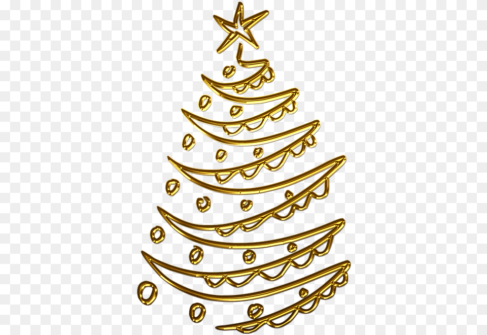 Spruce Christmas Tree Christmas Gold Golden Christmas Ornament, Accessories, Jewelry, Locket, Pendant Png