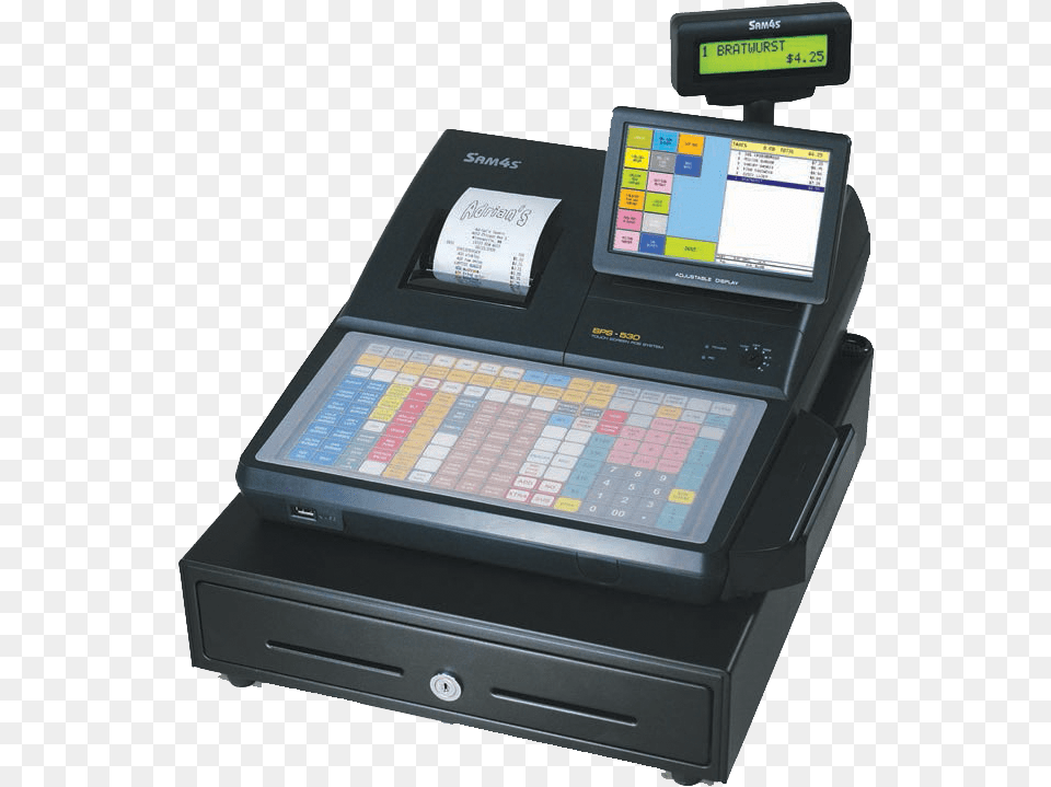 Sps 520 Cash Register, Computer Hardware, Electronics, Hardware, Monitor Free Png Download