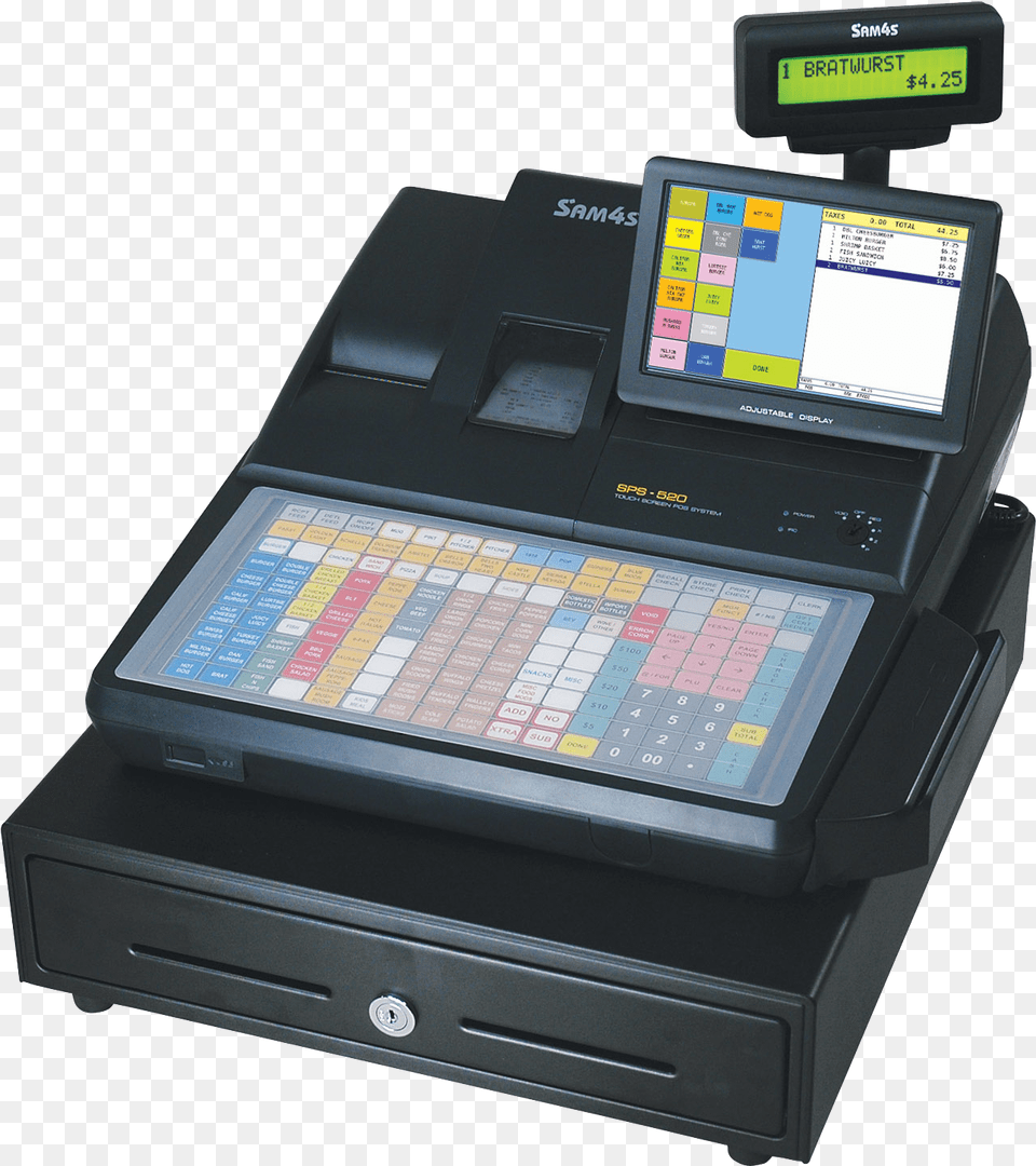 Sps 520 Sps 520 Cash Register, Computer Hardware, Electronics, Hardware, Monitor Png Image