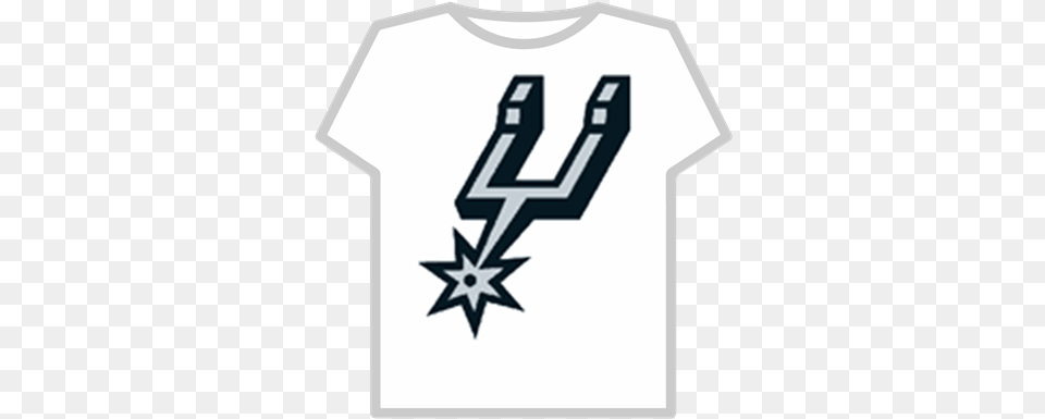 Spurs Logosmall Roblox San Antonio Spurs Logo, Clothing, T-shirt, Symbol, Weapon Png Image
