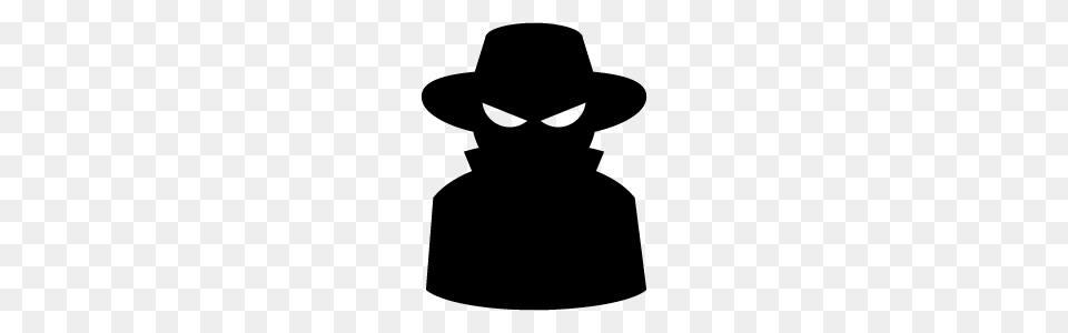 Spy, Clothing, Hat, Silhouette, Adult Free Png Download