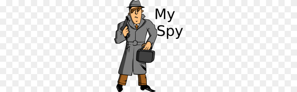 Spy Clip Art Look, Clothing, Coat, Person, Overcoat Png