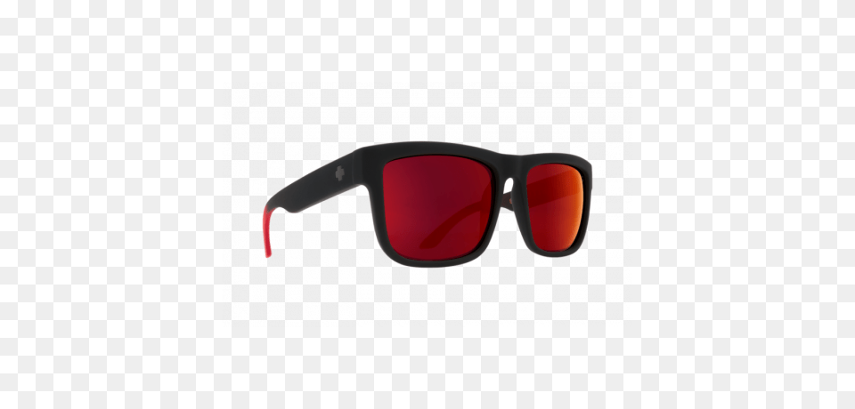 Spy Discord Soft Matte Black Red Fade Happy Gray Green Sunglasses, Accessories, Glasses Free Png