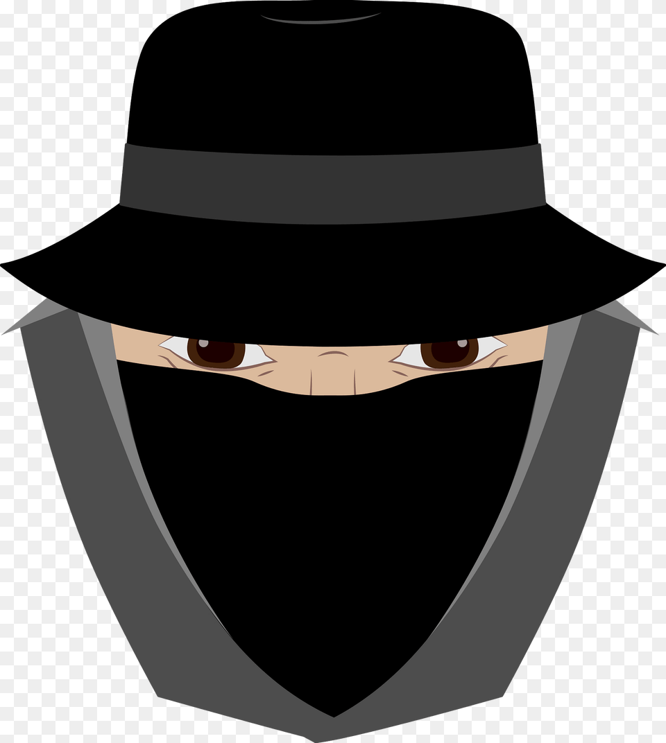 Spy Face Clipart, Clothing, Hat, Sun Hat Png