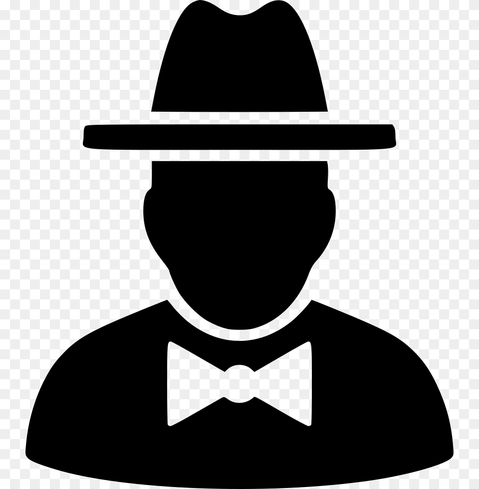 Spy Gray Hat Hacker Icon, Accessories, Clothing, Formal Wear, Stencil Free Transparent Png