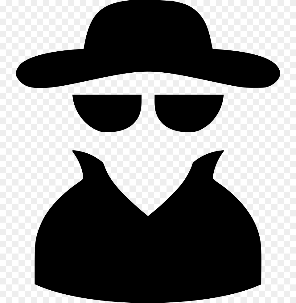 Spy Spy Icon, Stencil, Clothing, Hat, Accessories Free Transparent Png