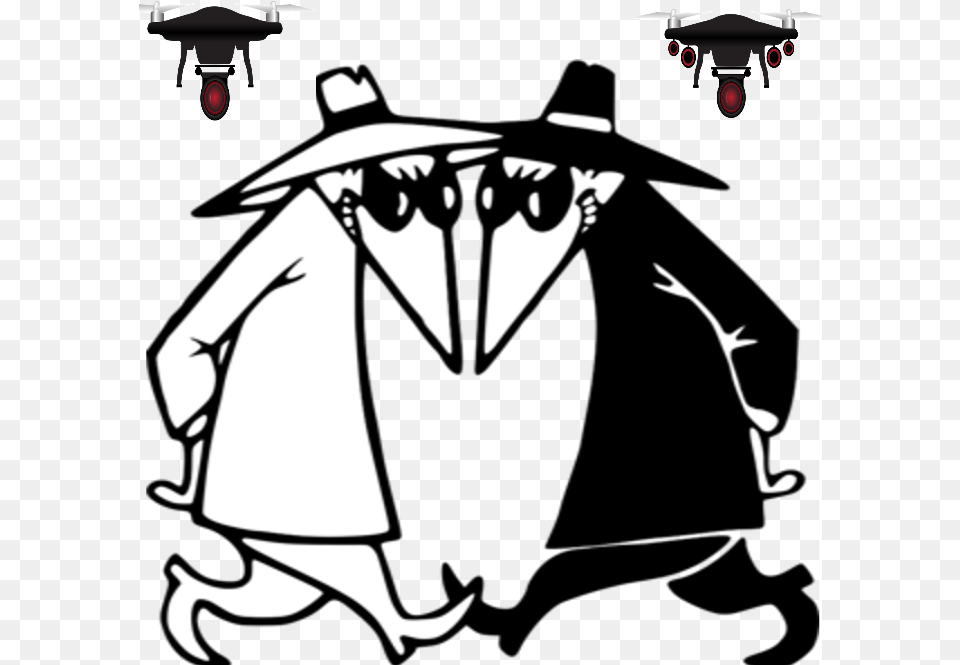 Spy Vs Spy, Stencil, Person, Book, Comics Free Png Download