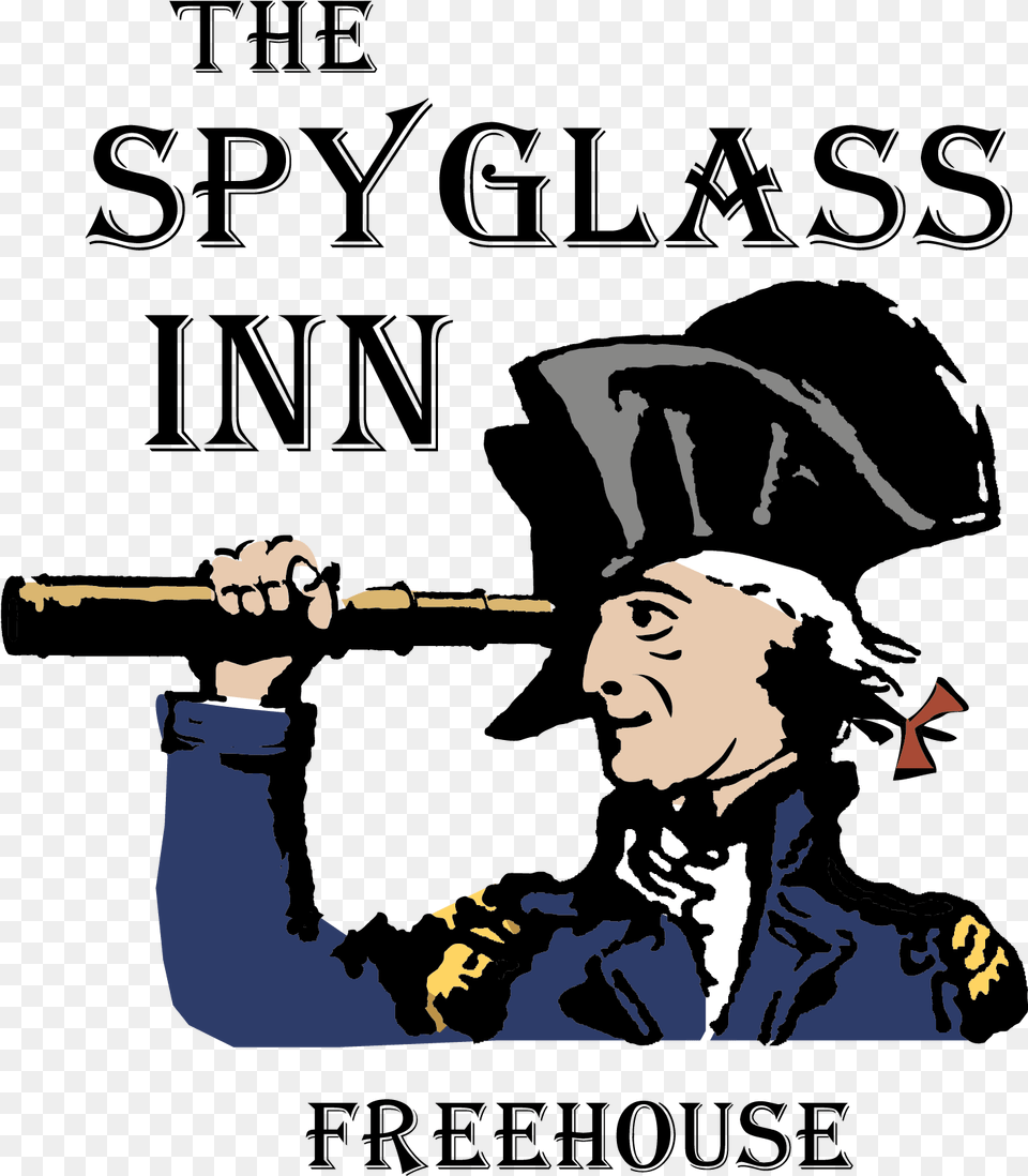 Spyglass Inn Logo Poster, People, Person, Adult, Male Png