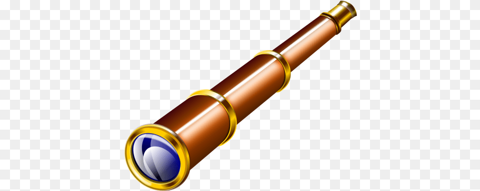 Spyglass Telescope Transparent Spyglass Clip Art, Ammunition, Bullet, Weapon Png Image