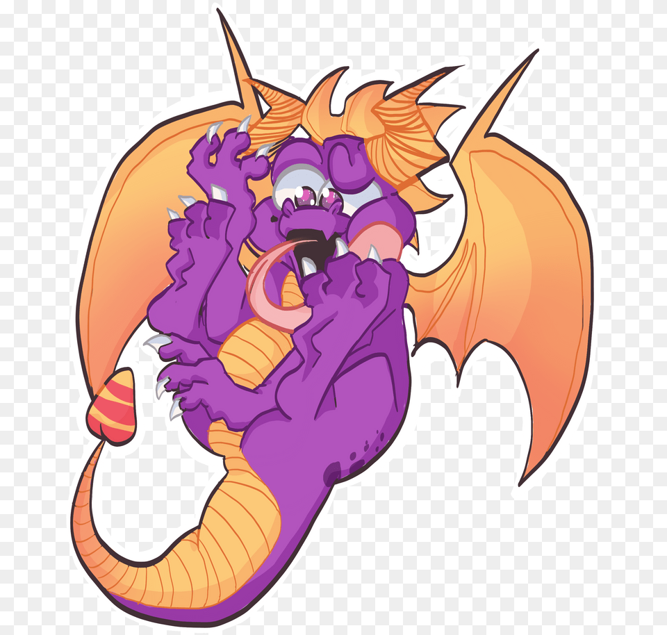 Spyro By Fvckinqell Dragon, Purple, Baby, Person Png Image