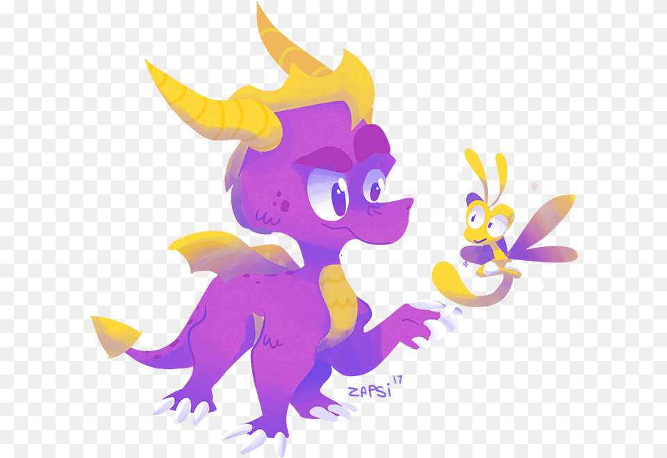 Spyro By Zapsi Fur Affinity Dot Net Dragon, Purple, Baby, Person, Cartoon Png Image