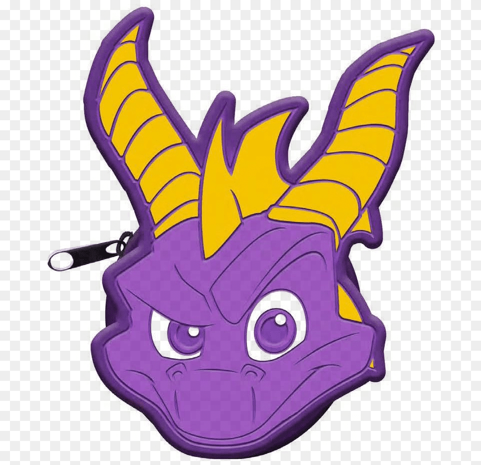 Spyro Coin Purse Spyro, Purple, Dragon, Person, Carnival Png