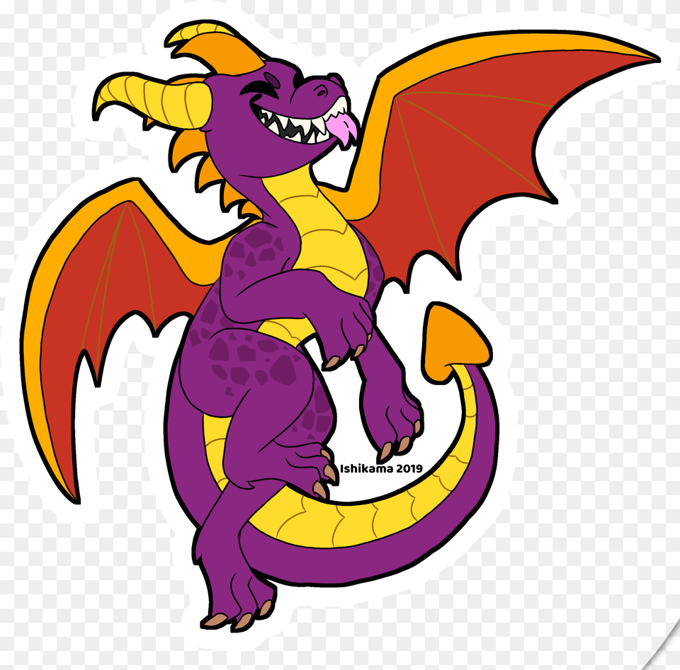 Spyro Dragon, Purple Free Png