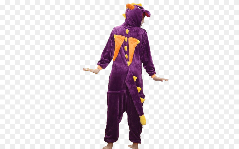 Spyro Dragon Onesies Kigurumi Spyro Dragon Violet, Clothing, Costume, Person, Purple Free Png