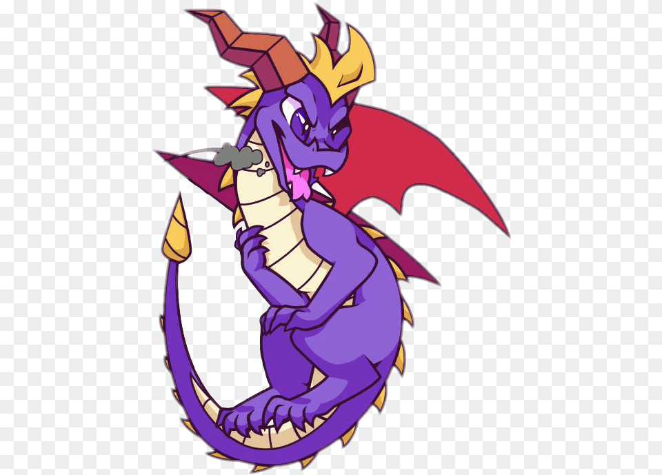 Spyro Dragon Purple Cartoon Flying, Baby, Person Free Png Download