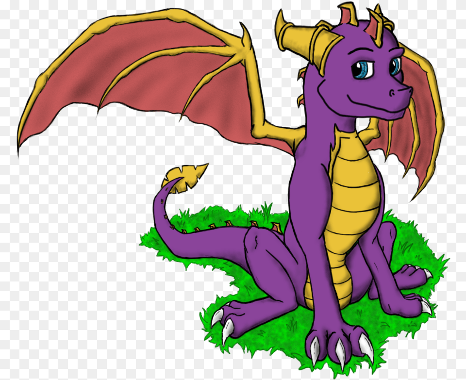 Spyro Drawing By Renixon Dragoartcom Dragon, Baby, Person Free Png