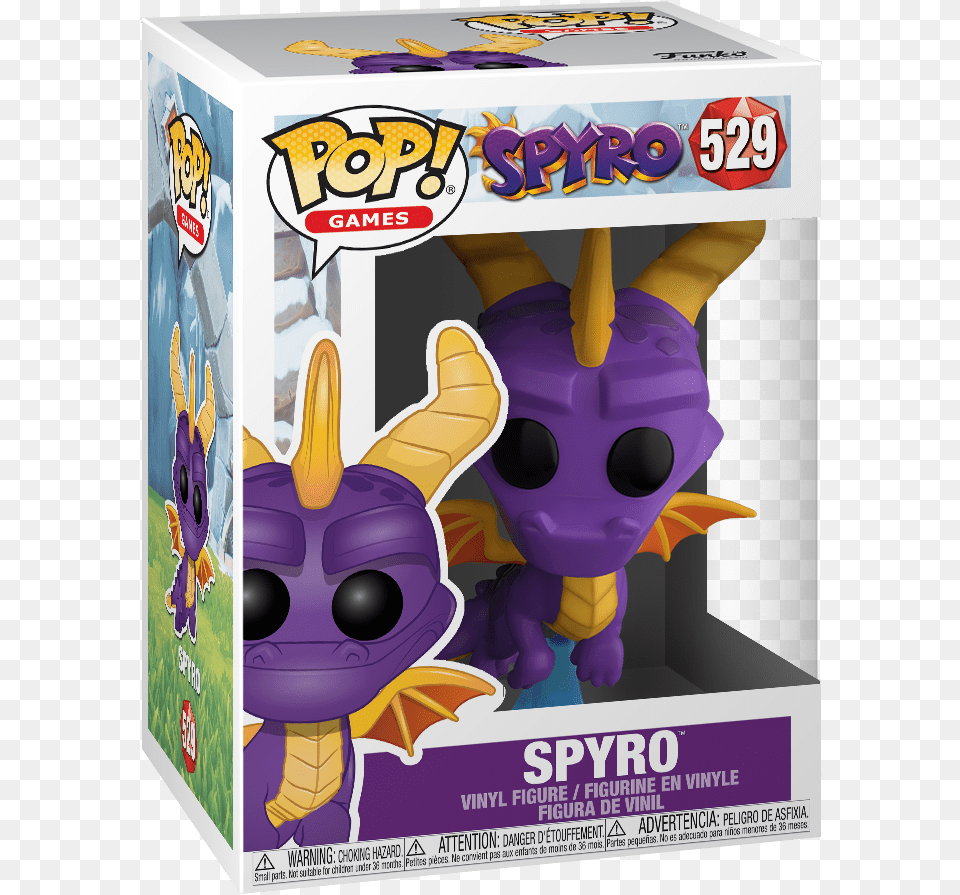 Spyro Funko Pop, Toy, Baby, Person, Purple Png Image